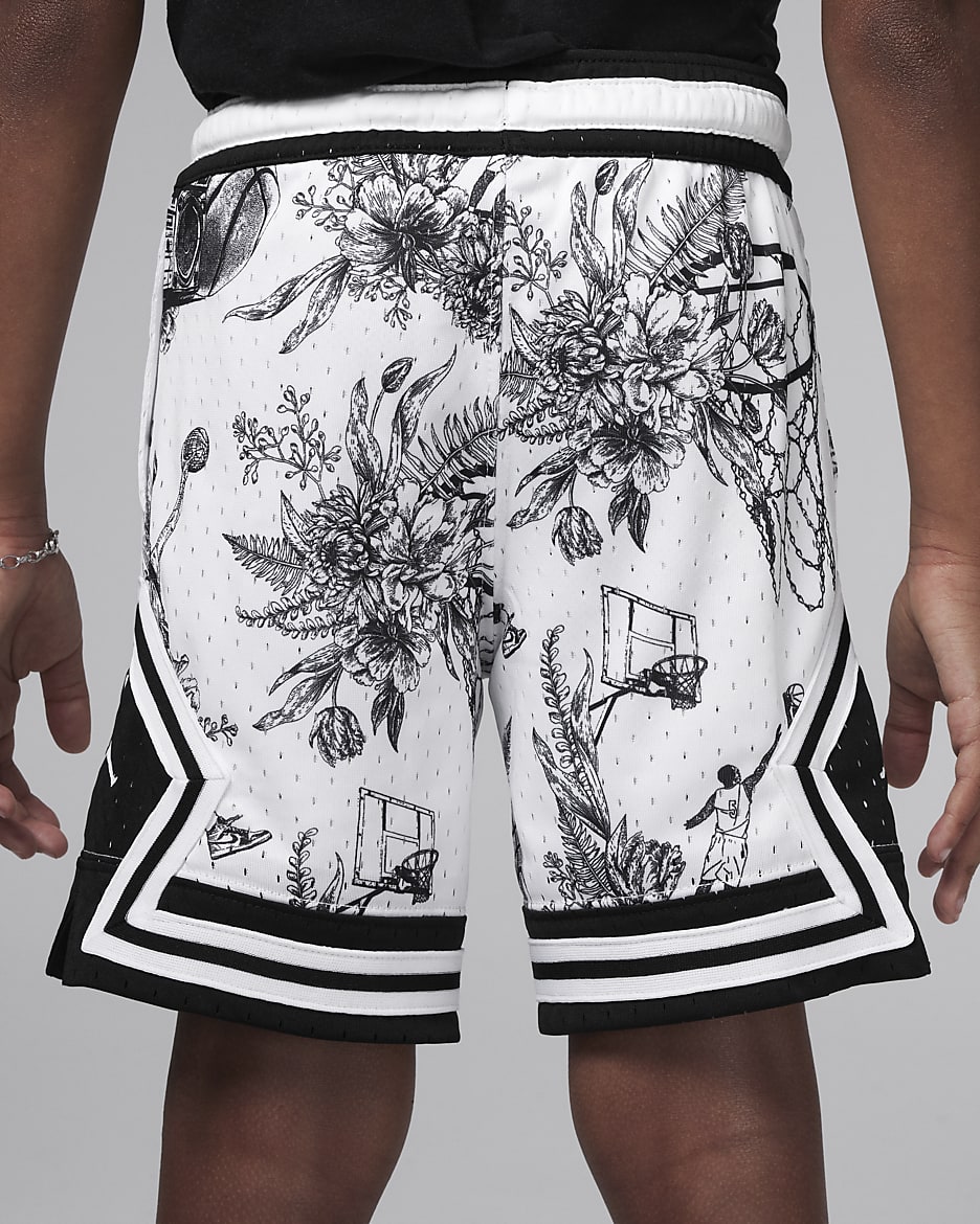 Jordan Dri-FIT Little Kids' MJ Printed Sport Diamond Shorts. Nike JP